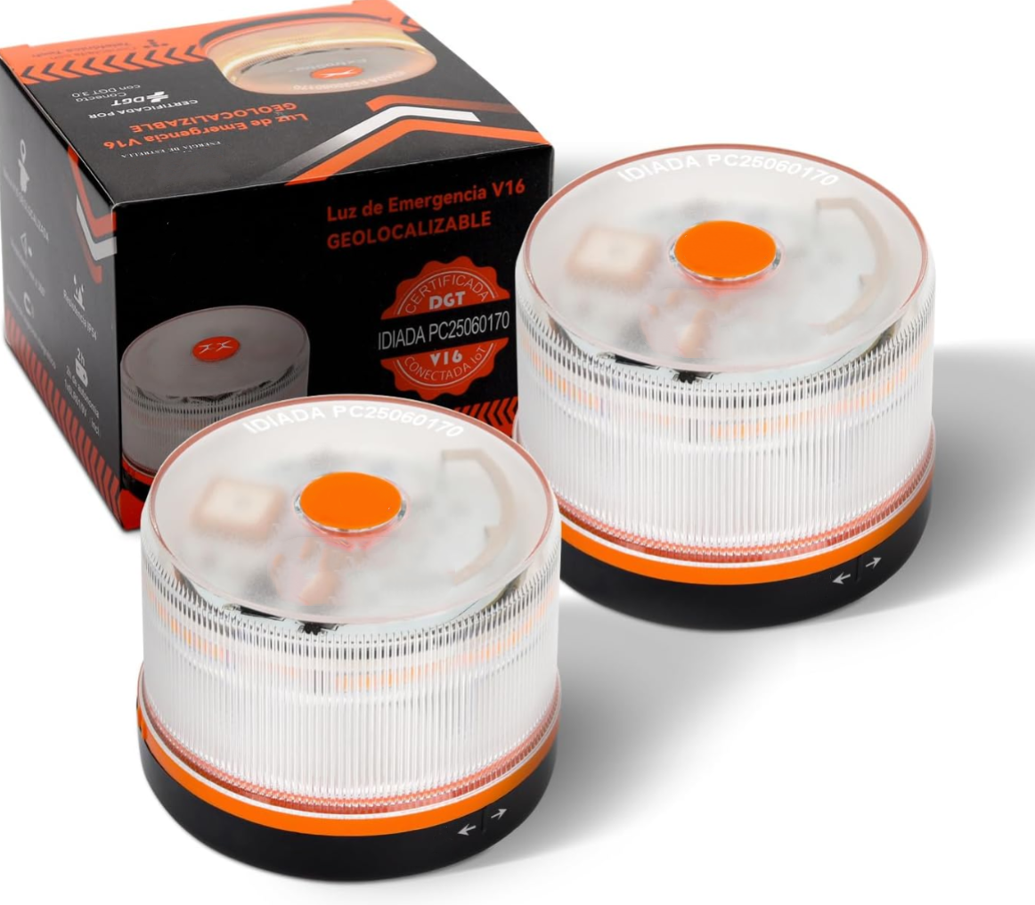 🔥ÚLTIMAS 6 HORAS🔥: 70% DE DESCUENTO⭐Luz de Emergencia V16 DGT 3.0 – Aprobada 2026, Magnética IP54 – Cumple con la Normativa 2026