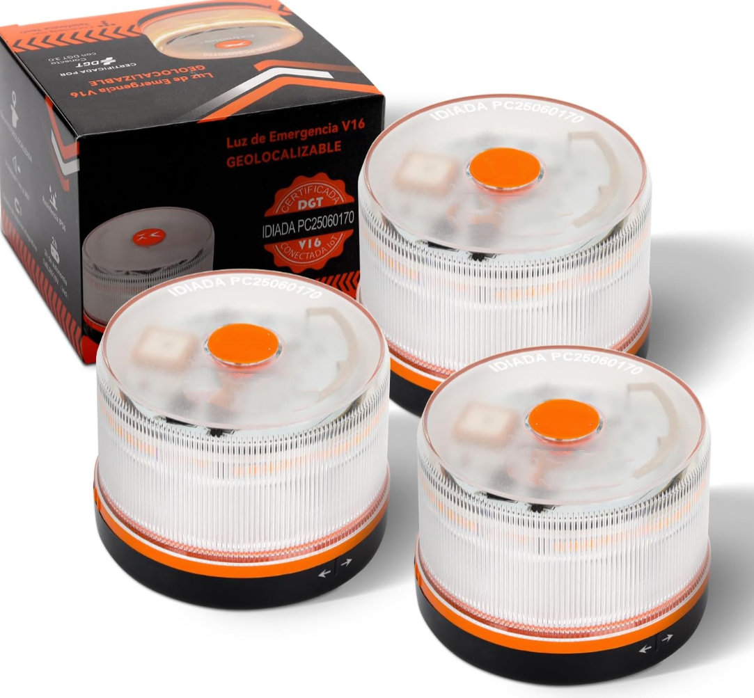 🔥ÚLTIMAS 6 HORAS🔥: 70% DE DESCUENTO⭐Luz de Emergencia V16 DGT 3.0 – Aprobada 2026, Magnética IP54 – Cumple con la Normativa 2026