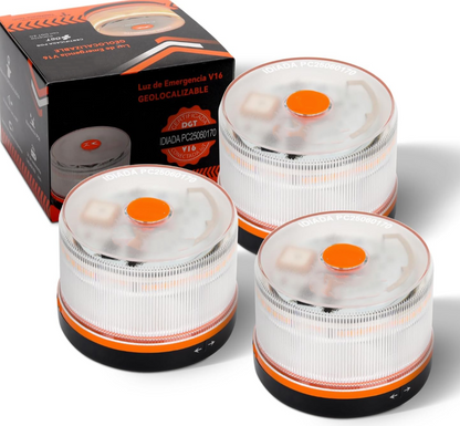 🔥ÚLTIMAS 6 HORAS🔥: 70% DE DESCUENTO⭐Luz de Emergencia V16 DGT 3.0 – Aprobada 2026, Magnética IP54 – Cumple con la Normativa 2026